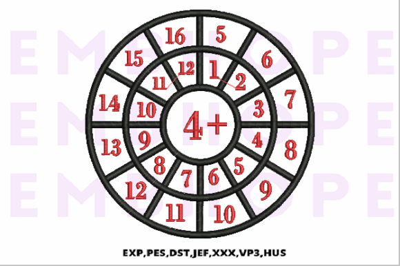 Addition Wheel 4: Festive Math Embroidery Review