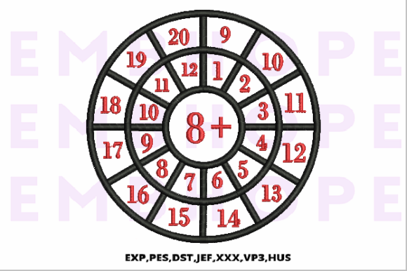 Addition Wheel 8: Embroidery Design Review
