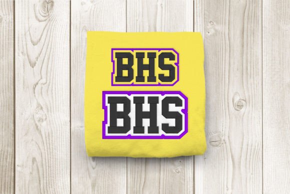 BHS High School Initials Embroidery: A Designer Review