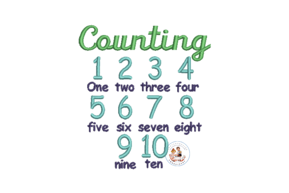 Counting 1 to 10: An Embroidery Design Review