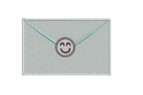 Envelope with Happy Post Seal: Apparel Design Review