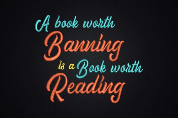 I Read Banned Books: A Holiday Embroidery Review