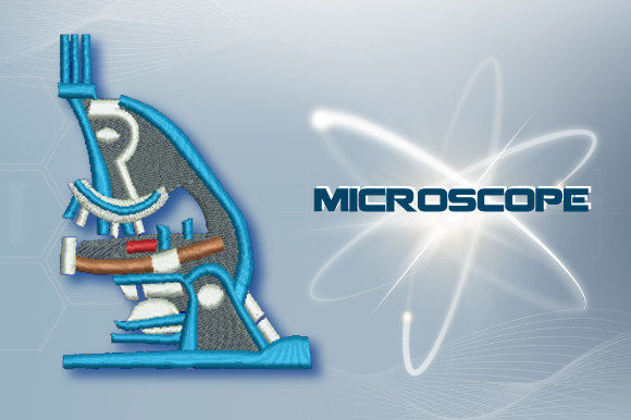 Microscope Embroidery: A Science Fair Best Seller