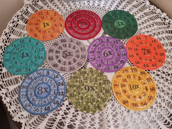 Multiplication Wheels 11x-20x: Craft Fair Review