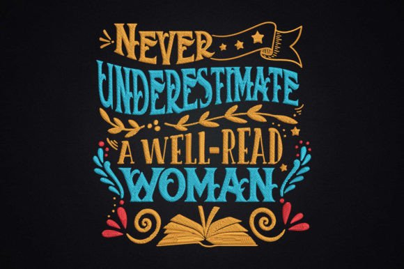 Never Underestimate a Well-Read Woman Design Review