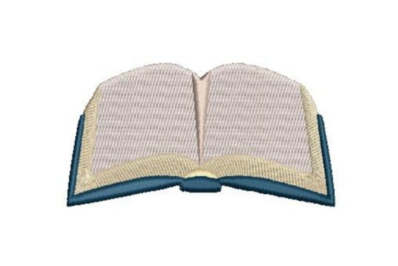 Open Book with Blank Pages: Embroidery Design Review