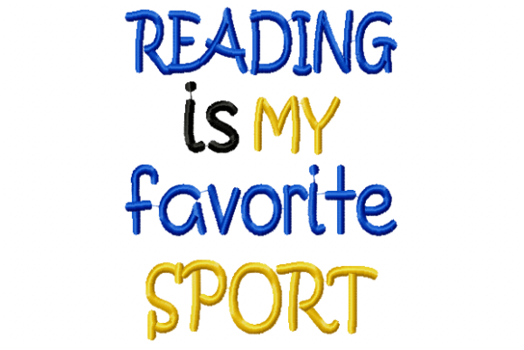 Reading is My Favorite Sport: Sweatshirt Design Review