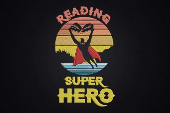 Super Hero Reading Book: A Seasonal Embroidery Review